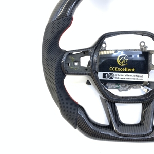 Volante de Fibra de Carbono Estilo Moderno para <span class=keywords><strong>Honda</strong></span> <span class=keywords><strong>Civic</strong></span> 11ª Gen./<span class=keywords><strong>2022</strong></span>-2023 Aucra Integra/Accord 12ª Gen. 2023+ - Product Image 2