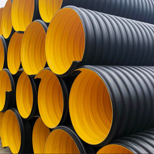 <span class=keywords><strong>Tuyau</strong></span> corrugué spiralé renforcé par ceinture en acier HDPE SN8-20 DN300-3000 PE100 pour le drainage des eaux de pluie - Product Image 5