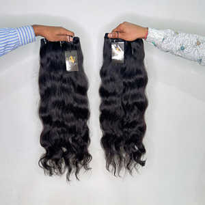 Vendeurs de cheveux bouclés ondulés droits vierges naturels Fournisseur de cheveux humains brésiliens de vison brut Paquets de cheveux péruviens naturels - Product Image 1