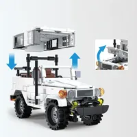 Cada C55042 2026 Nuevo MOC Coche de Carreras a Escala 1:24 FJ40, Ladrillos de Construcción Educativos DIY para Niños, Regalos, Sets de Bloques de Construcción