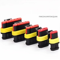 DJ7061 2 3 4 5 6 Pin listrik tahan air Amp Auto konektor kawat Harness kabel Terminal Tyco Aksesoris Auto konektor 282080-1