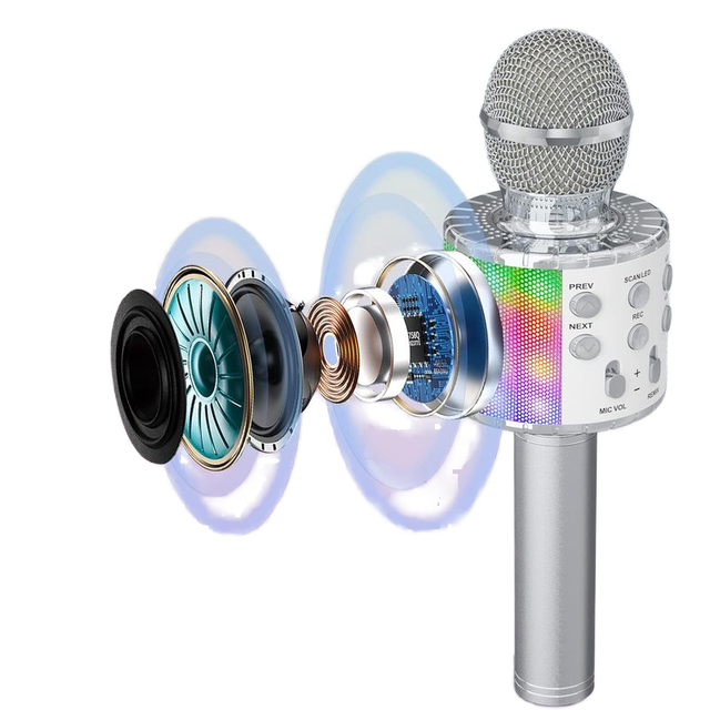 High Quality Professional Portable Microphone for Karaoke Noise Cancelling and Light-Weight Great for Singing
