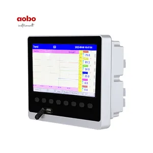 AOBO Customizable 12 Channels Paperless Chart Recorder