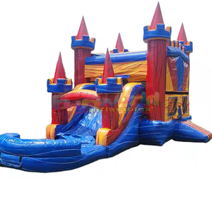 <span class=keywords><strong>Castillo</strong></span> Inflable Comercial para Adultos con Tobogán, Equipo para Fiestas, Combo de Brincolín Inflable para Exteriores - Product Image 1