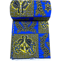 Tissu à forte demande pour les nappes de rideaux avec impression de cire hollandaise de style africain et motifs géométriques uniques