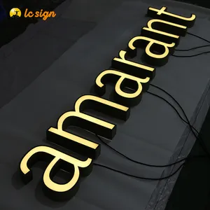 New Arrival Custom LED Frontlit Letters Signs Alphabet Channel Letter For Shop Store Outdoor Signage