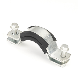 Vente en gros de colliers de serrage en cuivre pour montage mural et au plafond en acier pour installation de tuyaux - Product Image 1
