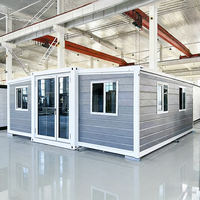 Maison conteneur préfabriquée de luxe extensible et portable de 10 à 20 pieds, 2 chambres, hôtel/appartement mobile sur mesure, design moderne personnalisé