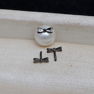 10 accessoires de bijouterie semi-finis en argent S925, type nœud, à percer, pour cache-cernes 142 - Product Image 4