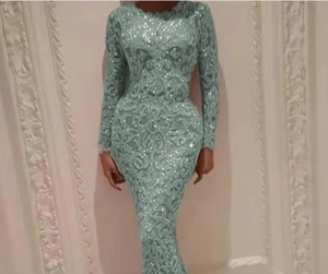 Nouvelle robe longue moulante sexy à manches longues estampillée à chaud pour femme, collection Printemps/Été 2024, idéale pour les soirées - Product Image 6
