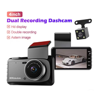 1080P IPS rétroviseur de voiture DVR double canal avant arrière Dashcam 6m câble de Vision nocturne 1 an de garantie enregistreur de conduite caméra