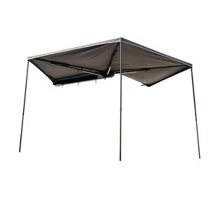 Tenda da Tetto per Auto a 270 Gradi, Impermeabile in Oxford, Telaio in Alluminio, Apertura Rapida Automatica, Tipo con Supporto Dritto per Tutte le Stagioni - Product Image 4