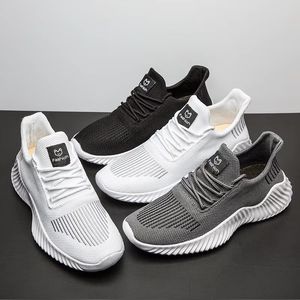 Zapatillas Casuales para Hombre, Transpirables, con Parte Superior de Malla, Blancas, Modernas, para Correr, con Función de Aumento de Altura, Talla Grande, Ligeras, para Caminar en Invierno - Product Image 2