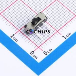 K3-1260D-F1 Slide Switch Through hole Component (THT) Switch Single Pole Double Throw Rectangle Pin Header PC Pin 9mm - Product Image 1