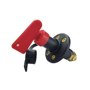 Interrupteur rotatif isolé déconnexion étanche interrupteur d'arrêt d'alimentation avec 2 clés amovibles pour Automobile camion bateau 12V-24V - Product Image 3