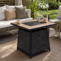 Table de foyer extérieur au propane avec brûleur, fabriquée en Chine