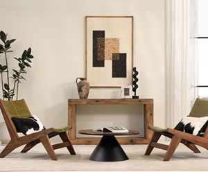 Antico divano consolle tavolo e Console d'<span class=keywords><strong>ingresso</strong></span> in rovere di recupero - Product Image 4