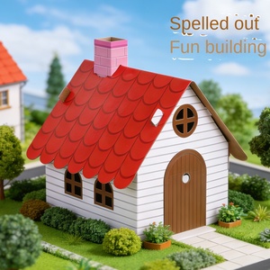 Maquette architecturale Moles Cottage, puzzle éducatif, jouet artisanal en carton, maison en papier 3D stéréoscopique pour tous les âges - Product Image 2