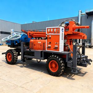 Mobiele diesel aangedreven rupsboormachine voor grondwaterputten, China, 200m hydraulische boorputboormachine - Product Image 2