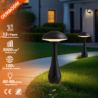 Nouvelle conception, lumière LED extérieure moderne en alliage d'aluminium, blanc chaud, pour cour de villa, jardin, IP65, étanche, SMD 12W