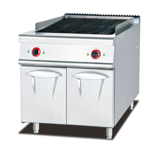 <span class=keywords><strong>Grill</strong></span> électrique vertical à pierre de lave avec armoire, équipement de cuisine pour restaurant, vente chaude commerciale - Product Image 1