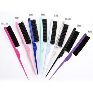 Ensemble de peignes taquins professionnels-Peigne à queue de <span class=keywords><strong>brosse</strong></span> de qualité salon pour Updos/<span class=keywords><strong>chignon</strong></span> faisant une <span class=keywords><strong>brosse</strong></span> à cheveux de massage antistatique Commande en gros - Product Image 1
