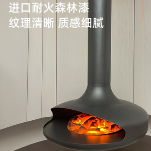 Chimenea Moderna de Bioetanol, Chimenea Decorativa sin Ventilación para Montar en la Pared, Calefacción sin Humo para Interiores, Metal, Hogar, Hotel, YG-XG-ZS - Product Image 3