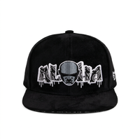 Casquette unisexe à visière plate de haute qualité, personnalisée, bicolore, avec broderie 3D, casquette snapback pour les activités de plein air, la plage, les performances et la pêche
