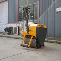 Mini-compacteur vibrant de 300 kg avec moteur Honda 5,5 CV, autoporté, à tambour unique, pour asphalte et sol, prix usine