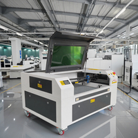 Machine de gravure et de découpe au laser CO2 80W/100W pour acrylique, bois, cuir, pierre, caoutchouc, contreplaqué, MDF - Refroidie par eau CNC