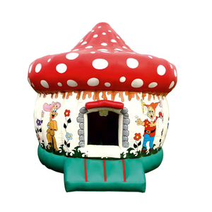 Château gonflable sur le thème <span class=keywords><strong>des</strong></span> champignons, adorable maison de champignons de conte de <span class=keywords><strong>fées</strong></span>, château gonflable robuste en PVC pour enfants - Product Image 2