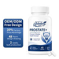 Capsules OEM de marque privée pour la santé de la prostate masculine, excellent extrait de bardane, suppléments à base de chèvrefeuille pour la santé de la prostate des hommes