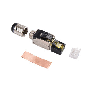 ปลั๊กเสียบโมดูลาร์เครือข่ายอีเทอร์เน็ตแบบไม่มีสายป้องกัน RJ45 8ขาสำหรับ8P8C Cat8 - Product Image 3