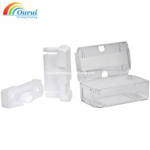 Caja de Plástico Transparente para un Solo Reloj, Resistente a Impactos, con Tapa Abatible y Espuma Protectora para Envío y Exhibición - Product Image 2