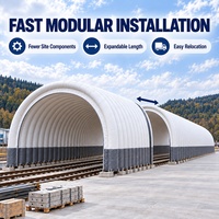 Tentes de travail gonflables modulaires, abri temporaire pour travaux de fondation et construction