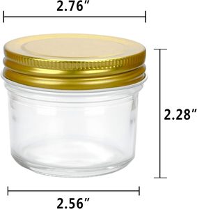 PET <b>Plastic</b> Jars Screw Top Lid Silver/Gold/Rose Golden Colors 100ml-1320ml Capacity CE Certified for Candy Cake Sugar Storage - Product Image 3
