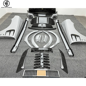 Kit carrosserie en fibre de carbone sèche forgée style MSY, pare-chocs, capot, diffuseur arrière, aileron arrière pour Rolls-Royce Cullinan - Product Image 6
