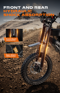 Motocicleta Eléctrica Todoterreno de 48V con Suspensión Potente, Chasis de Acero y Batería de Litio, Motor sin Escobillas, Almacén en EE. UU. - Product Image 5