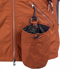 เสื้อกล้ามซอฟต์เชลล์สำหรับฝึกสุนัขมืออาชีพพร้อมกระเป๋าซิปกันน้ำและกันลมขนาดพลัสไซส์ออกแบบโลโก้ได้ตามต้องการสวมใส่สบาย - Product Image 1