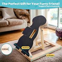 Planche à gratter pour chiens Sinlove, écologique et luxueuse, en bois, avec compartiment à friandises, personnalisable, créative, culturelle, de collection, pour le toilettage
