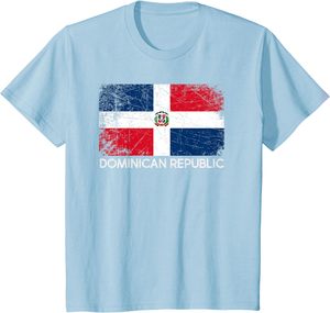Camisetas sueltas para hombre, Camiseta con estampado de bandera dominicana de verano, camiseta de manga corta de calle, ropa de algodón, camisetas con logotipo personalizado para hombre, camisetas calientes - Product Image 4