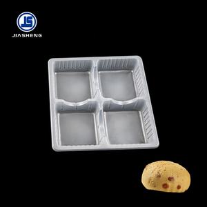 Bandeja de plástico desechable personalizada, contenedor de alimentos de 4 compartimentos, venta al por mayor - Product Image 4