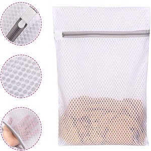 Sac de <span class=keywords><strong>filet</strong></span> de lavage en Polyester pour chaussettes, pochette de Machine à laver vêtements soutien-gorge sous-vêtements sacs à <span class=keywords><strong>linge</strong></span> en maille - Product Image 2