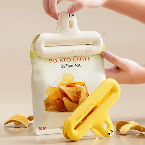 คลิปหนีบถุงอาหารแบบขายส่ง สำหรับเก็บขนมหลากสี ทนทาน - Product Image 1