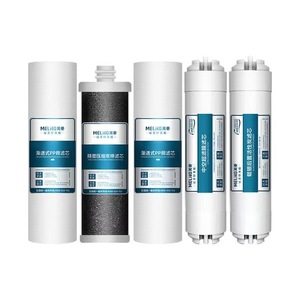 Cartucho de filtro de agua MELNG de 5 etapas y 6 etapas con ultrafiltración, bloque de carbón PP para la purificación del agua del grifo doméstico - Product Image 1