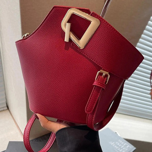WT0091 Nuevo Diseño de Nicho, Bolso Bandolera de Lona para Mujer, con Cierre de Cremallera, Gran Capacidad, Casual, Simple, en Contraste - Product Image 6
