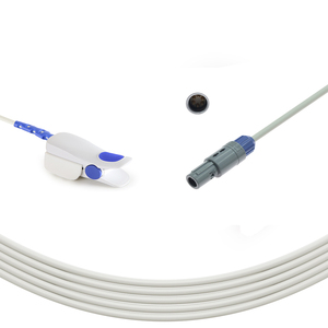 Sensor de Oximetría de Pulso para Adultos Dragers Vista 120, Sonda de Clip para Dedo, 6 Pines, <span class=keywords><strong>2</strong></span> Guías - Product Image 3