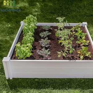 Pvc planter बॉक्स बाड़ लगाना वाटरप्रूफ टिकाऊ सौंदर्य अपील उद्यान शेड - Product Image 1