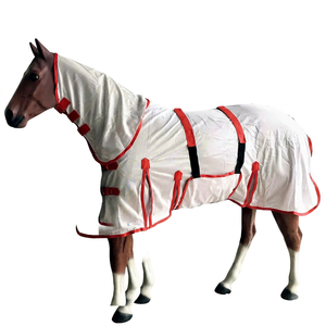 Mantas para Montar a Caballo, Forro Suave, Tela Transpirable de Algodón, Impermeables, Brindan Comodidad y Protección a los Caballos, Todas las Temporadas, Color Personalizado - Product Image 1