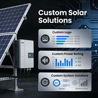 Système d'énergie solaire hybride micro-réseau industriel 40-60 kW, solution complète en conteneur pour les coûts énergétiques des usines
